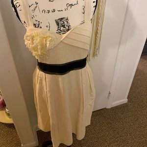 DELETTA white sleeveless dress from Anthropologie